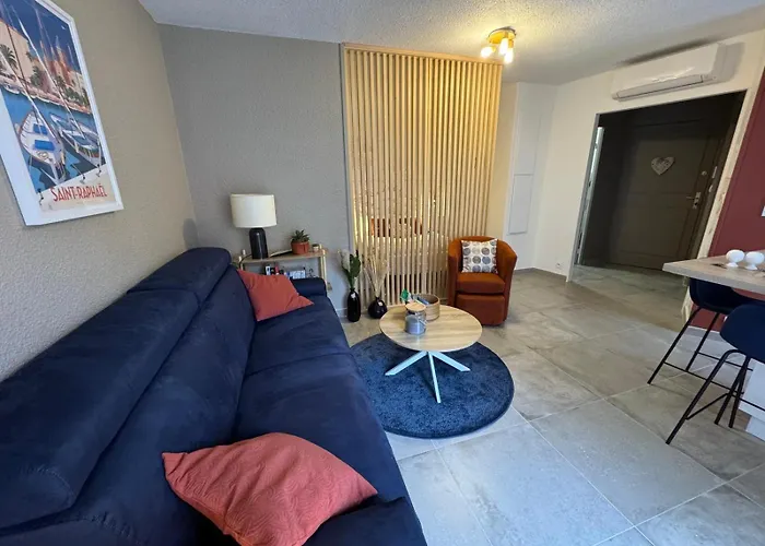 Charmant Studio Avec Terrasse- Front De Mer - Proche Du Centre Et Gare Tgv 公寓 Saint-Raphaël